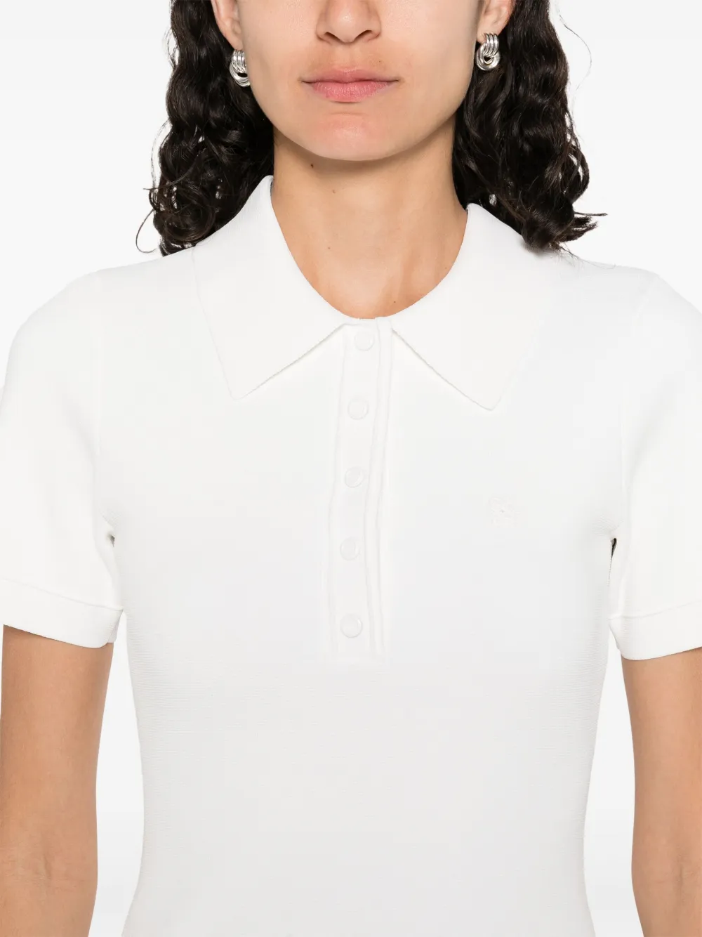SANDRO Jersey mini-jurk Wit