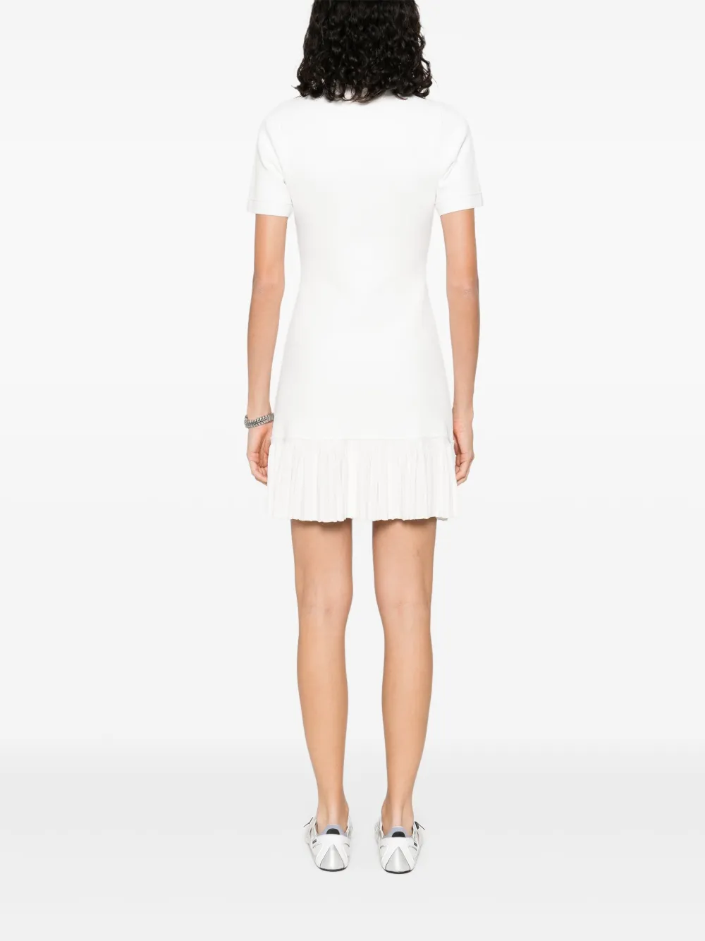 SANDRO Jersey mini-jurk Wit