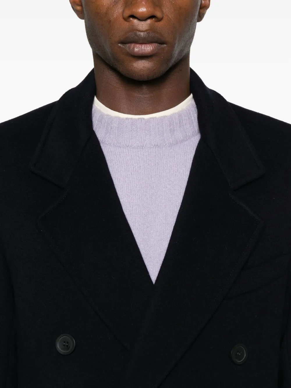 SANDRO Jas met dubbele rij knopen Blauw