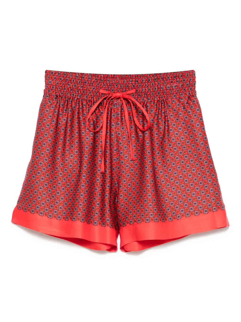 SANDRO shorts con estampado geométrico | rojo | Image 1