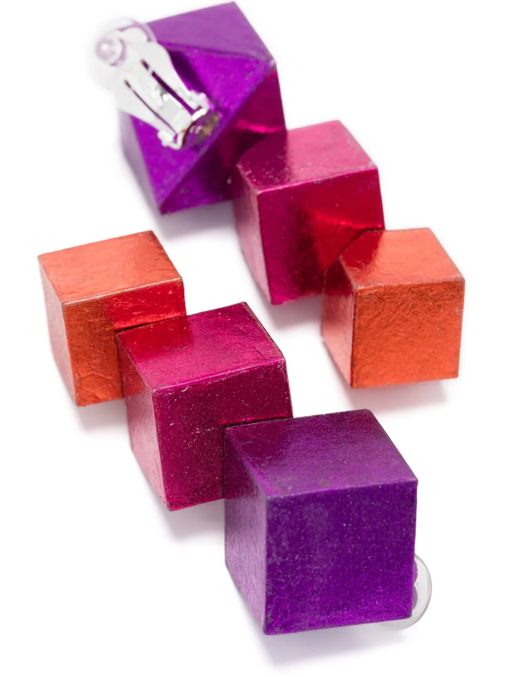 Monies drop earrings - Paars