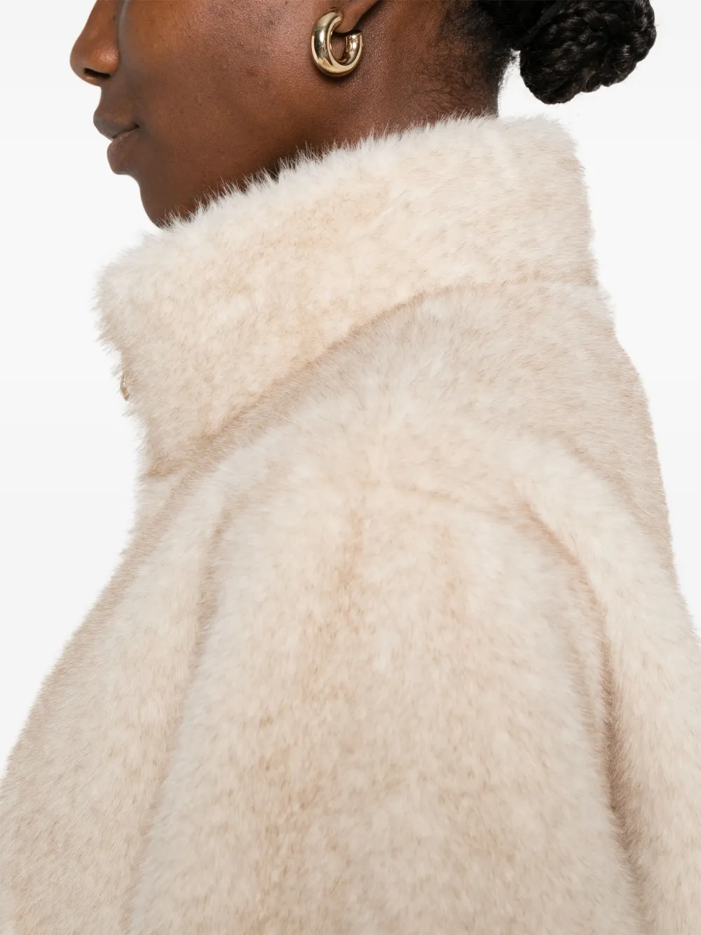 SANDRO Bomberjack met rits Beige