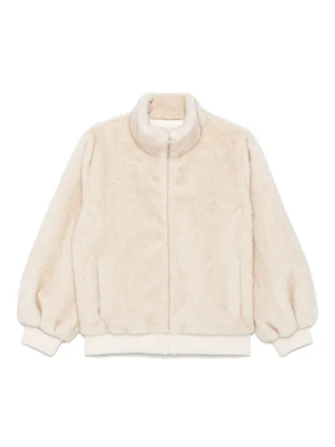SANDRO zip-up bomber jacket