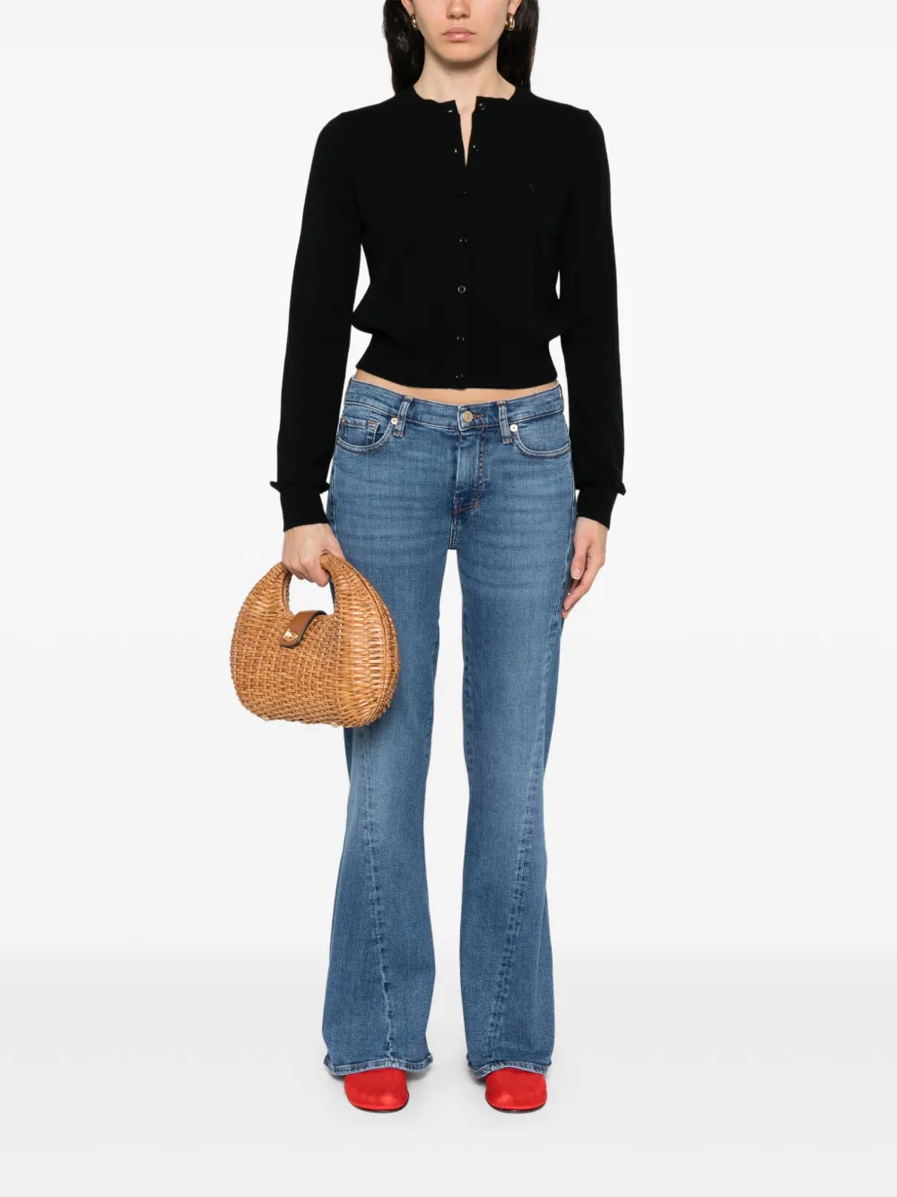 SANDRO ruffle-trim cardigan | Cardigans | Image 2