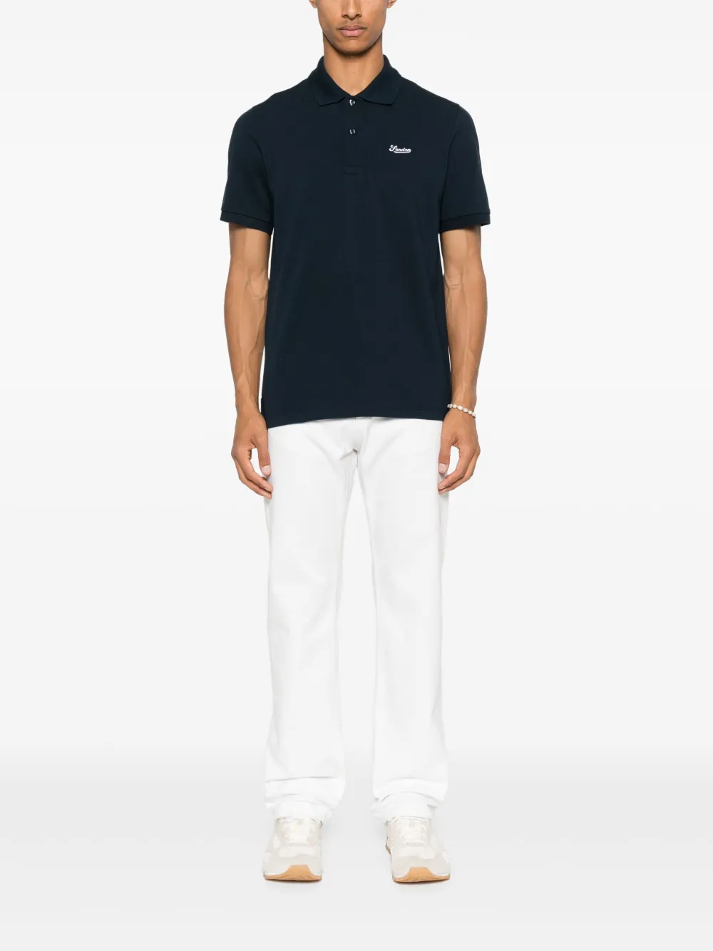 SANDRO Piqué poloshirt Blauw