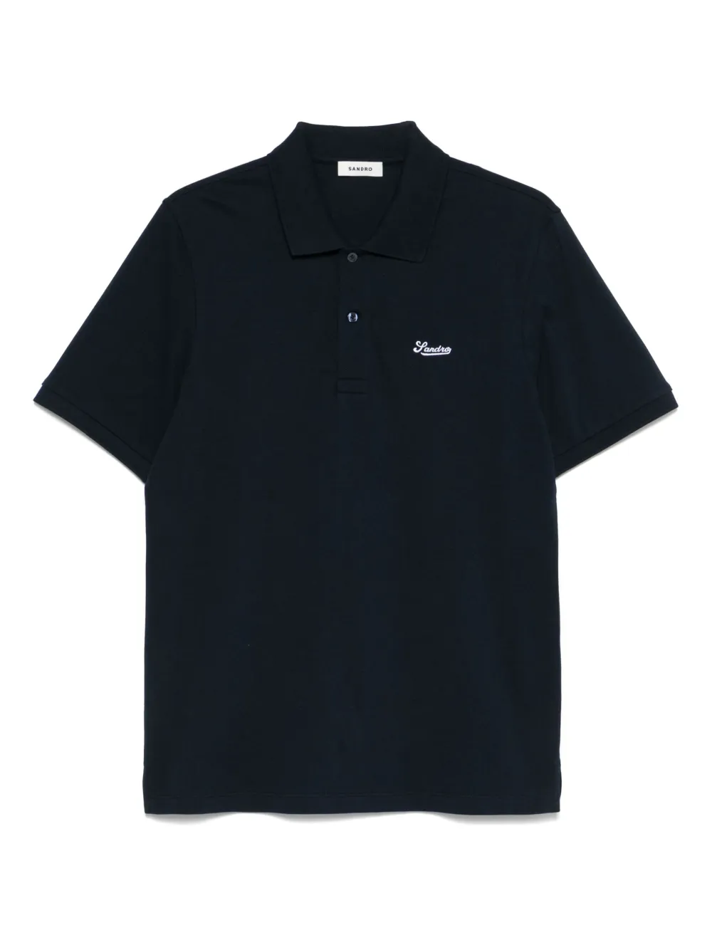 SANDRO Piqué poloshirt Blauw