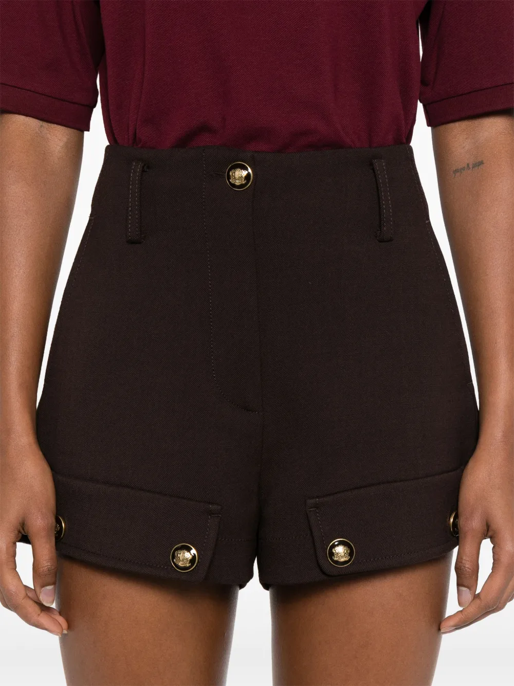 SANDRO High waist shorts Bruin