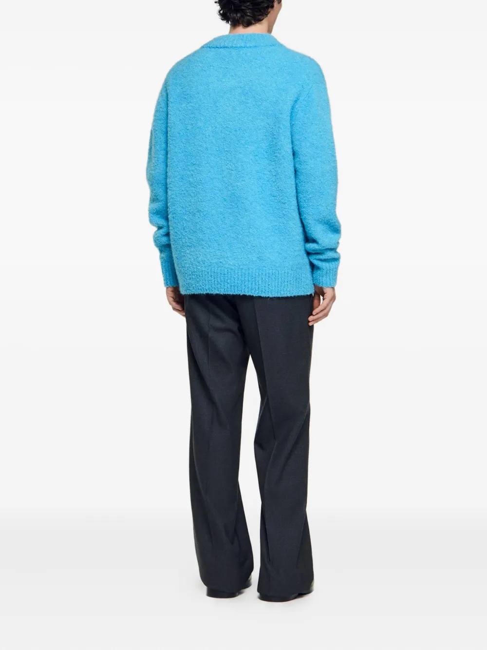 SANDRO Sweater met V-hals Blauw