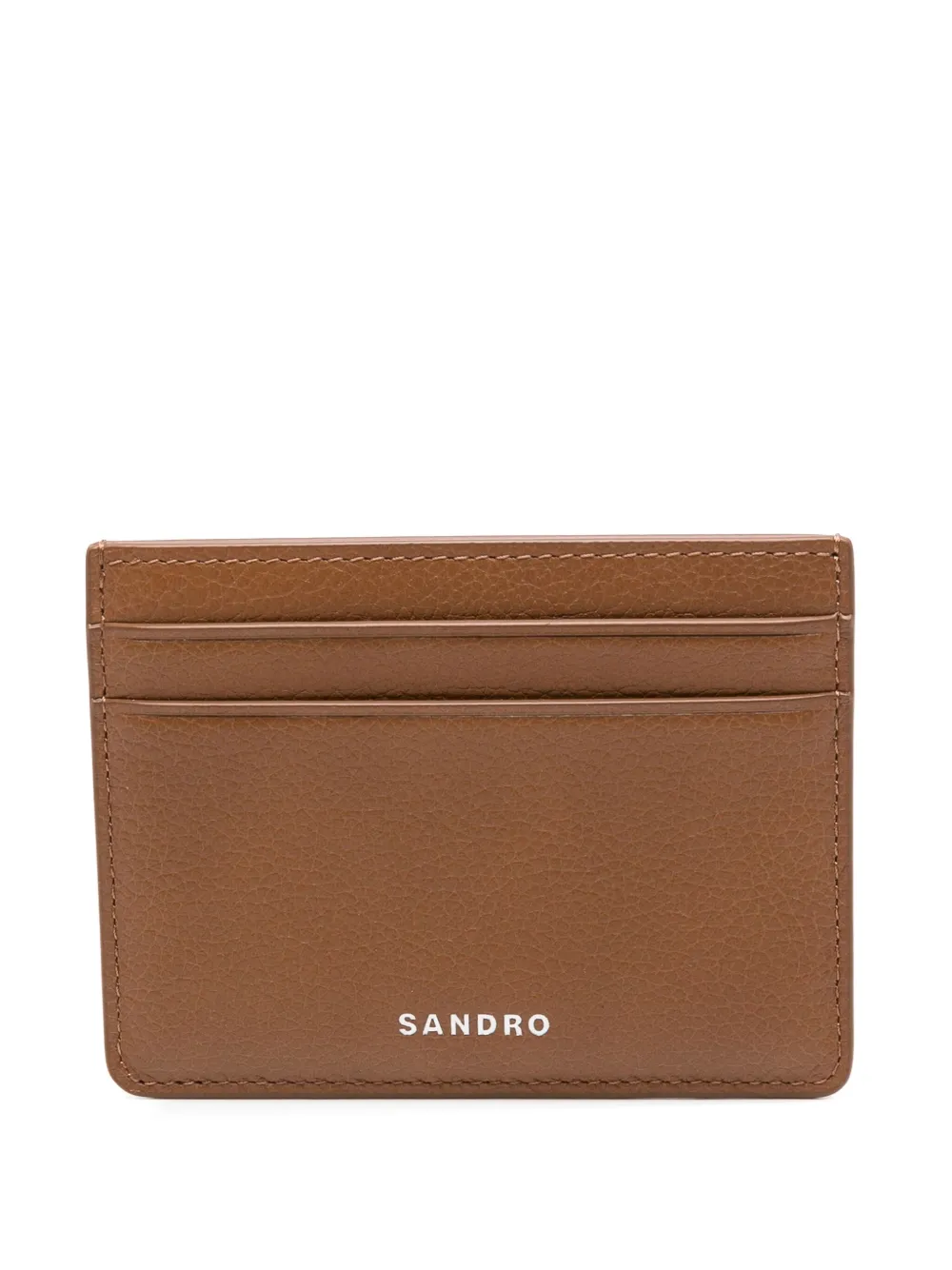 SANDRO tarjetero con logo | marrón | Image 1