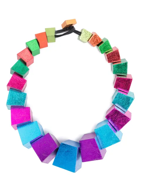 Monies collar con diseño geométrico