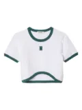 SANDRO two-tone T-shirt - White