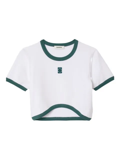 SANDRO two-tone T-shirt
