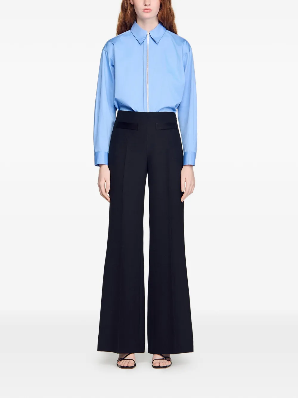  Sandro Tailored Trousers - Black 