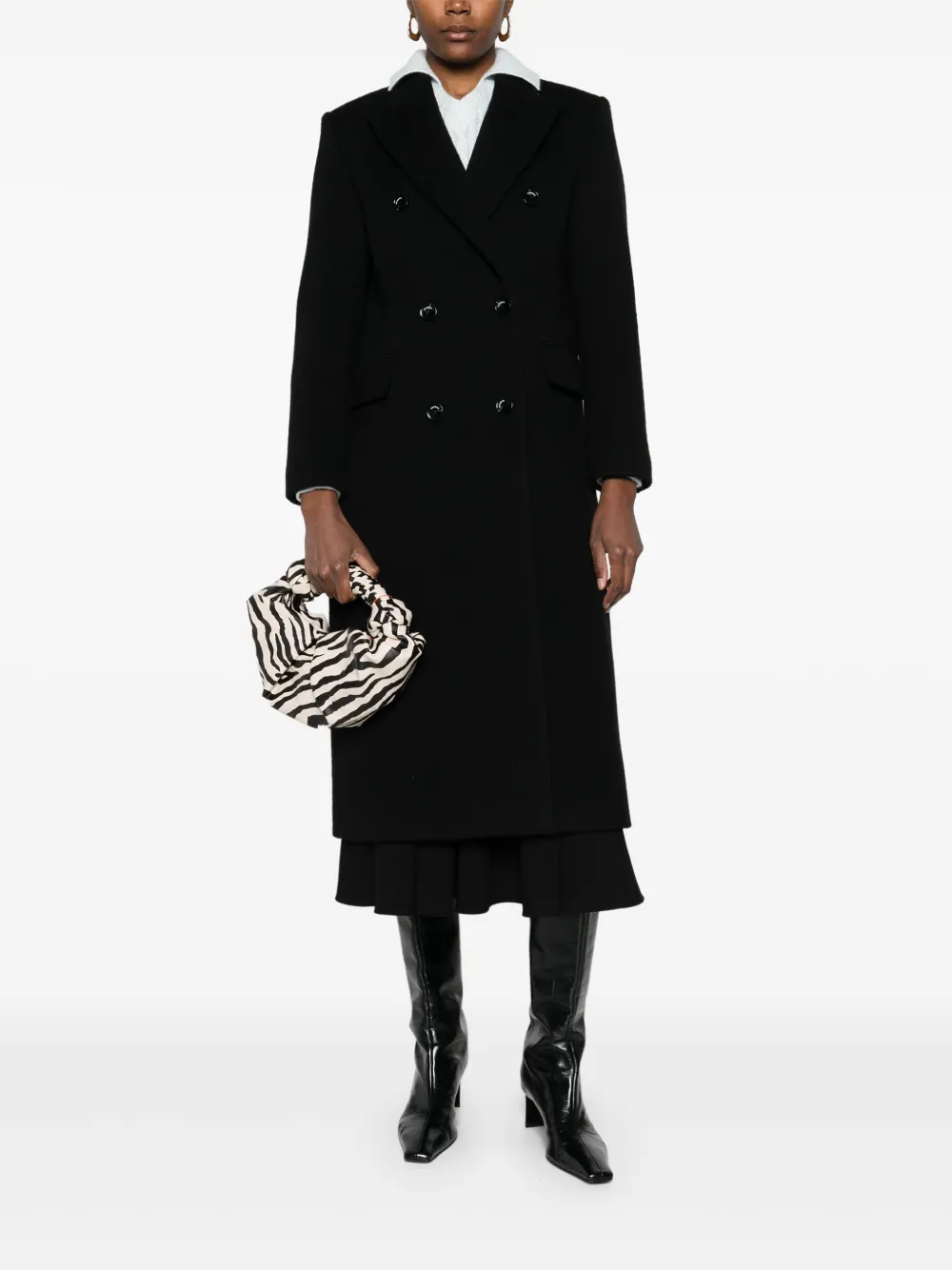 SANDRO wool-blend double-breasted coat | Double Breasted & Peacoats | Image 2