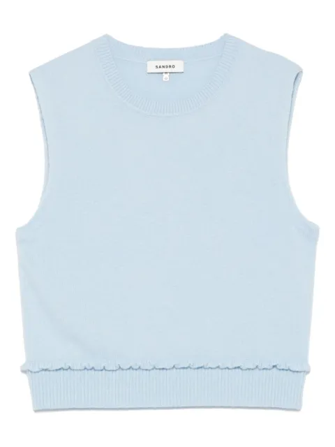 SANDRO sleeveless top