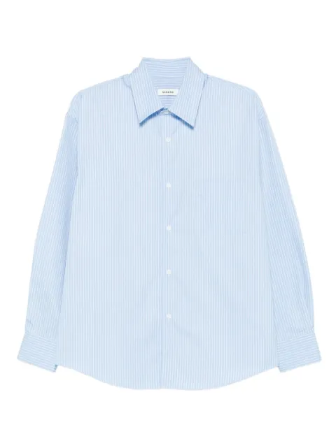 SANDRO striped cotton shirt