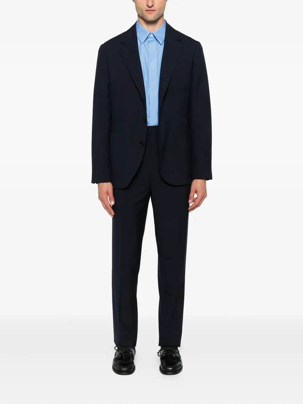 SANDRO Button-down overhemd - Blauw
