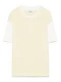 SANDRO layered T-shirt - Yellow