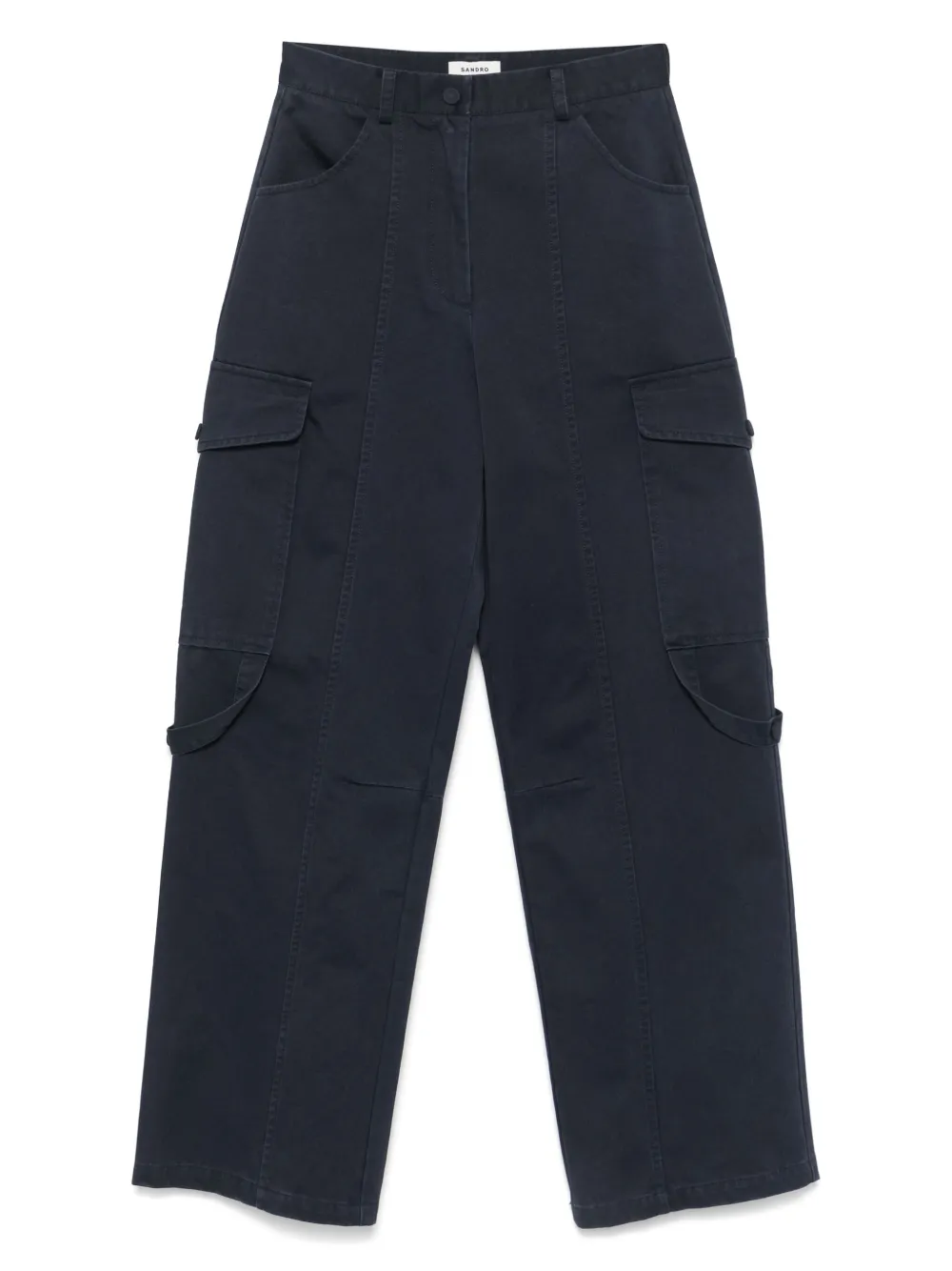 SANDRO cotton trousers | Blue | Image 1