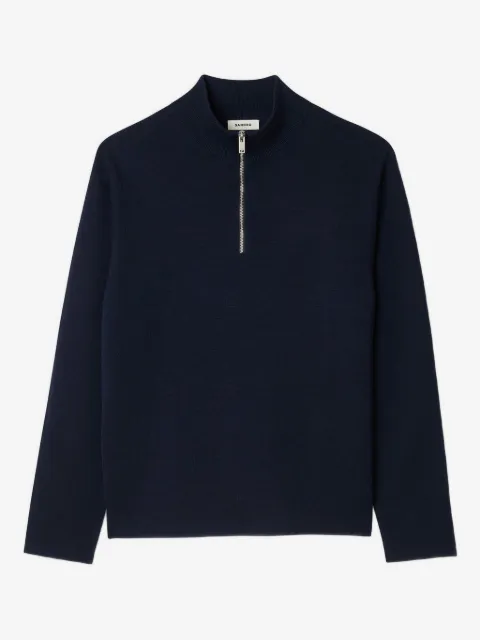 SANDRO Maglione con zip