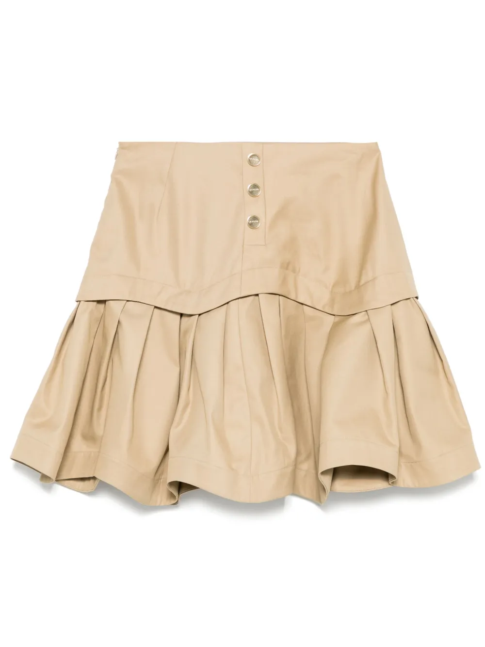 SANDRO Katoenen rok Beige
