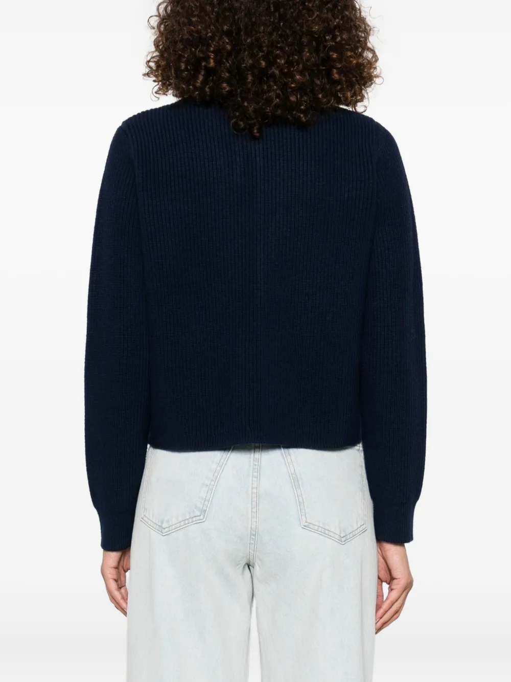 SANDRO Button-up vest Blauw