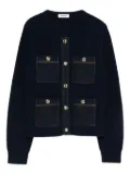 SANDRO button-up cardigan - Blue