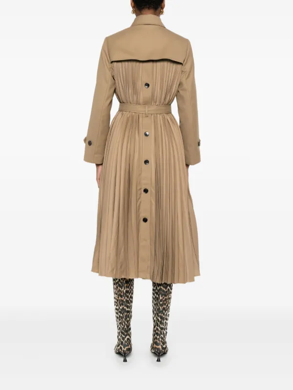 THE TOE'ブラウン ダブルブレスト トレンチコート Kensington Trench Coat – THE TOÉ