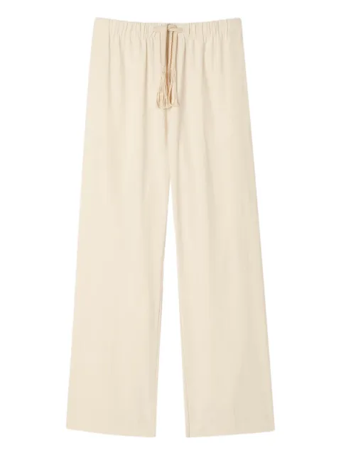 SANDRO drawstring cotton trousers