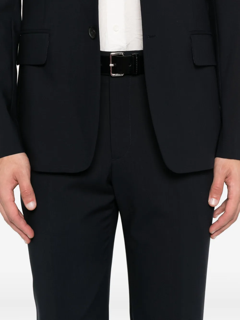 SANDRO Wollen pantalon Blauw
