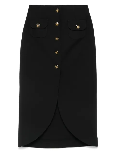 SANDRO buttoned midi skirt