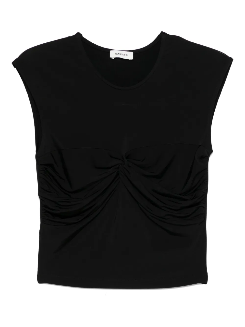 SANDRO Spencer met geknoopt detail Zwart