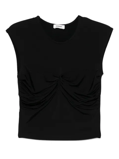 SANDRO knot-detail vest