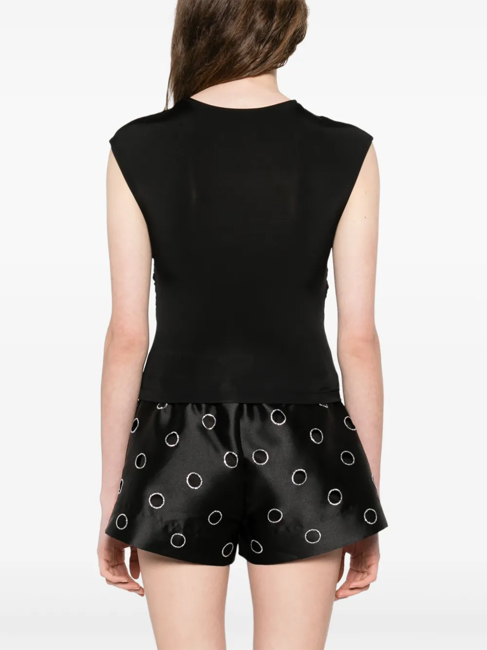 SANDRO Spencer met geknoopt detail Zwart