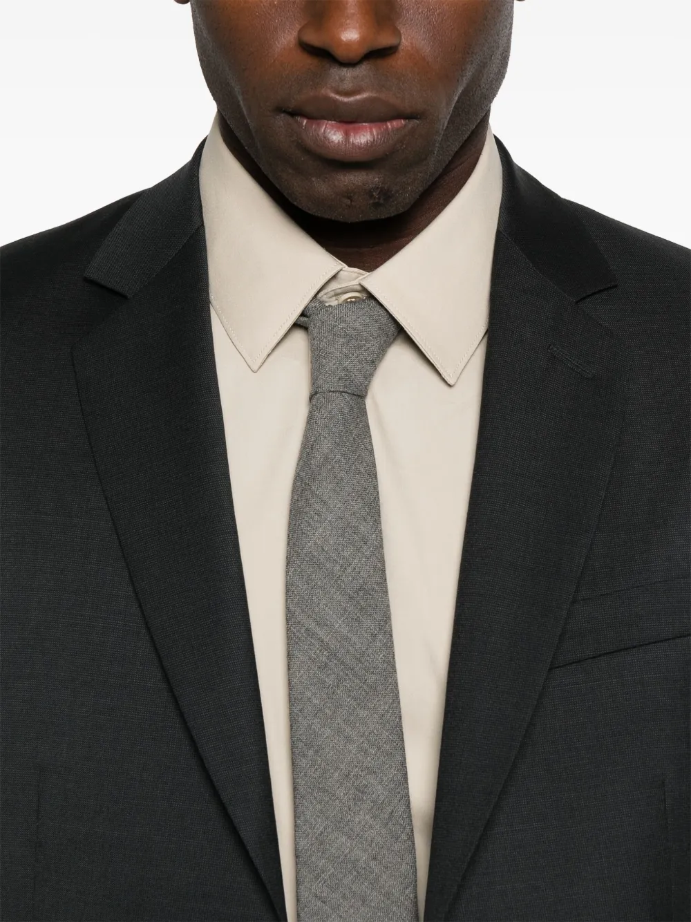 SANDRO Overhemd van katoenblend Beige