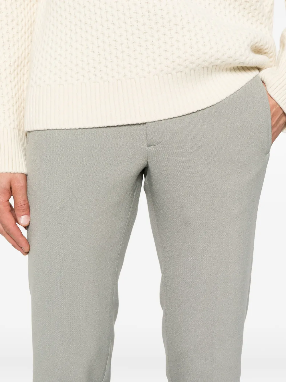 SANDRO Straight broek Grijs