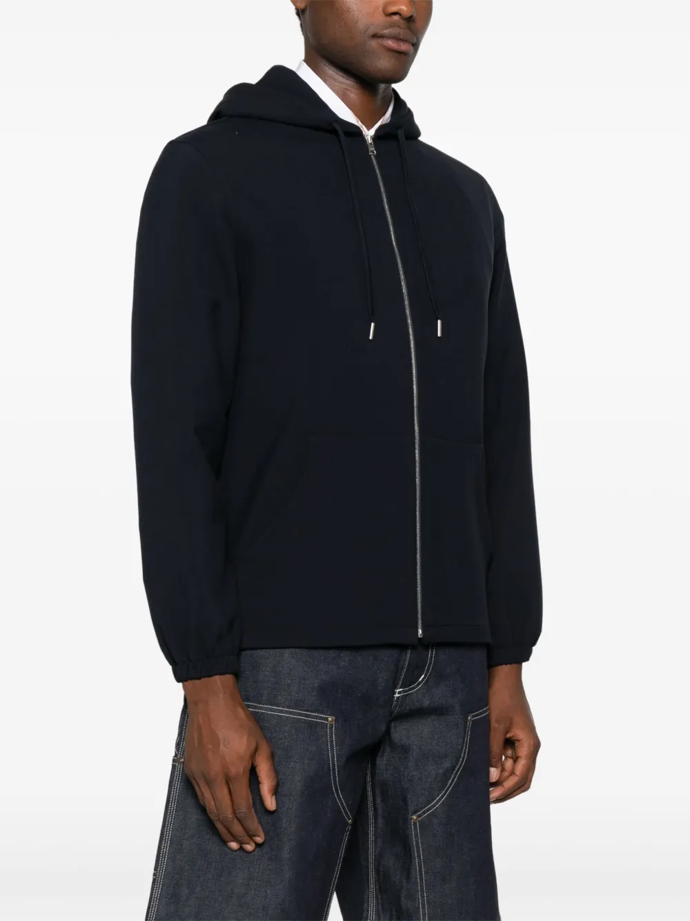 SANDRO Hoodie met rits Blauw