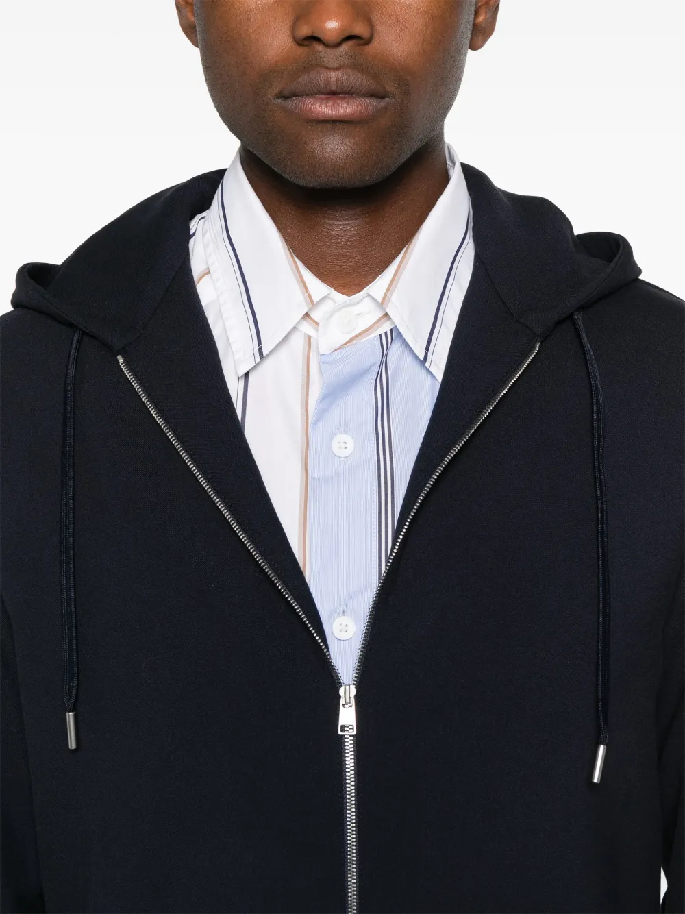 SANDRO Hoodie met rits Blauw