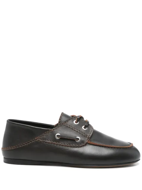 SANDRO leather oxford shoes