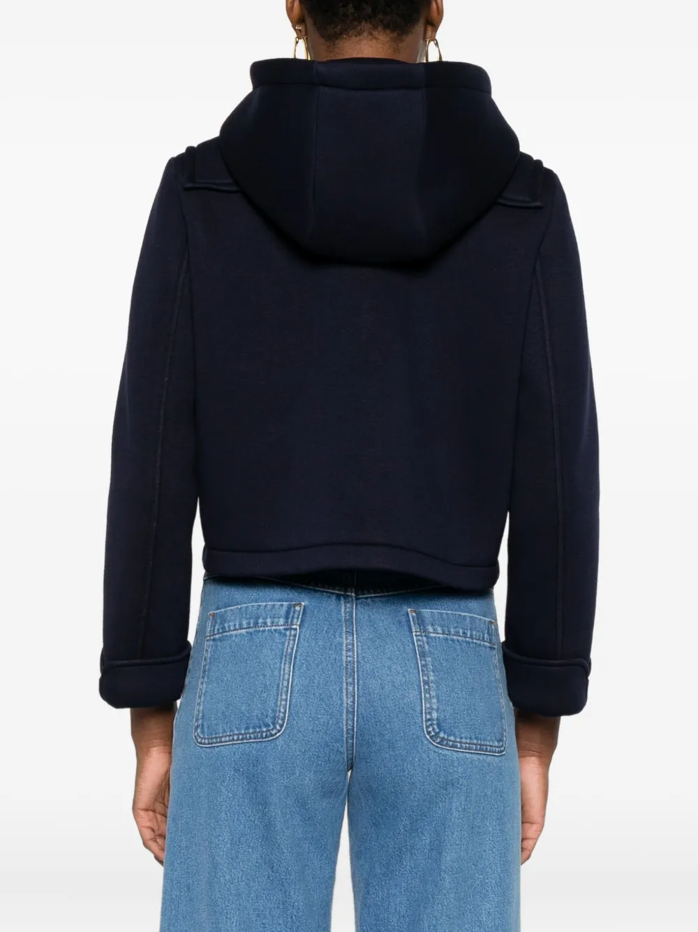 SANDRO Jack met capuchon Blauw