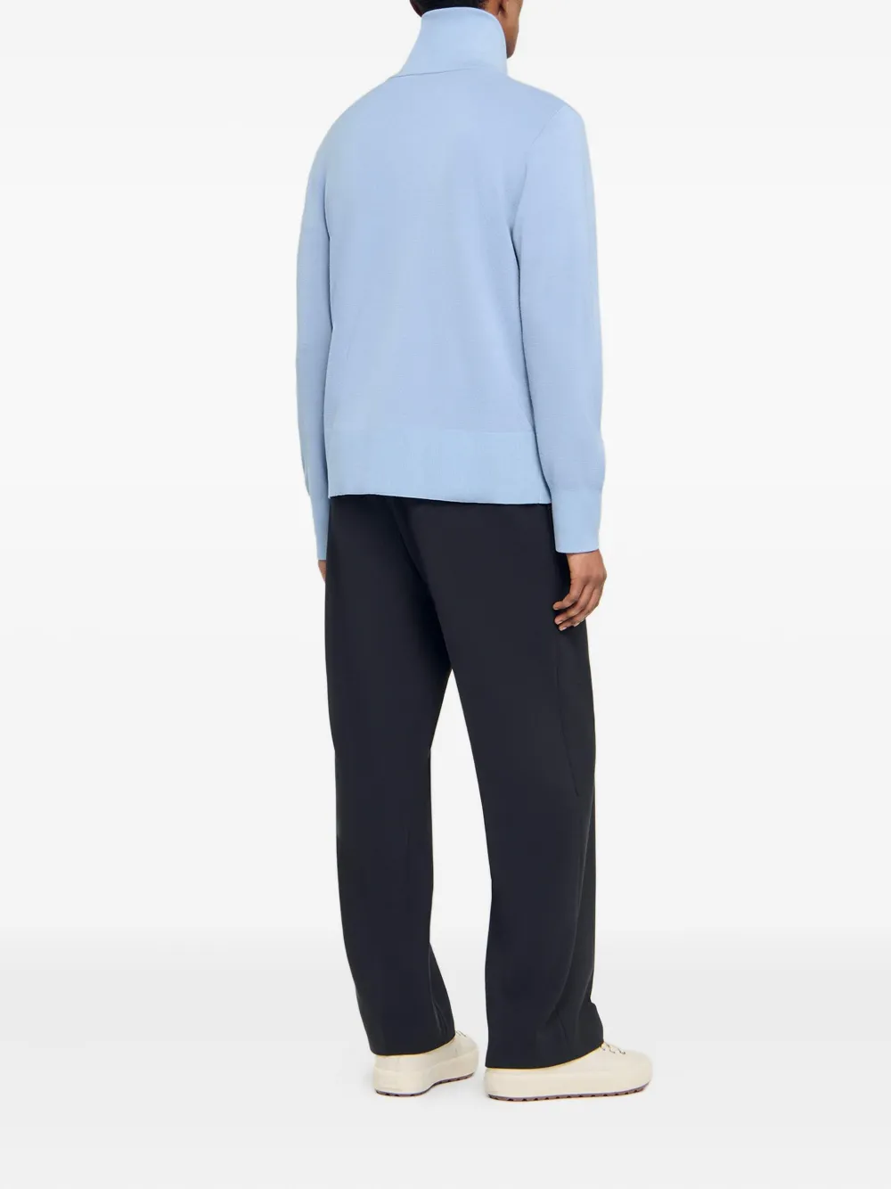 SANDRO Vest met rits Blauw