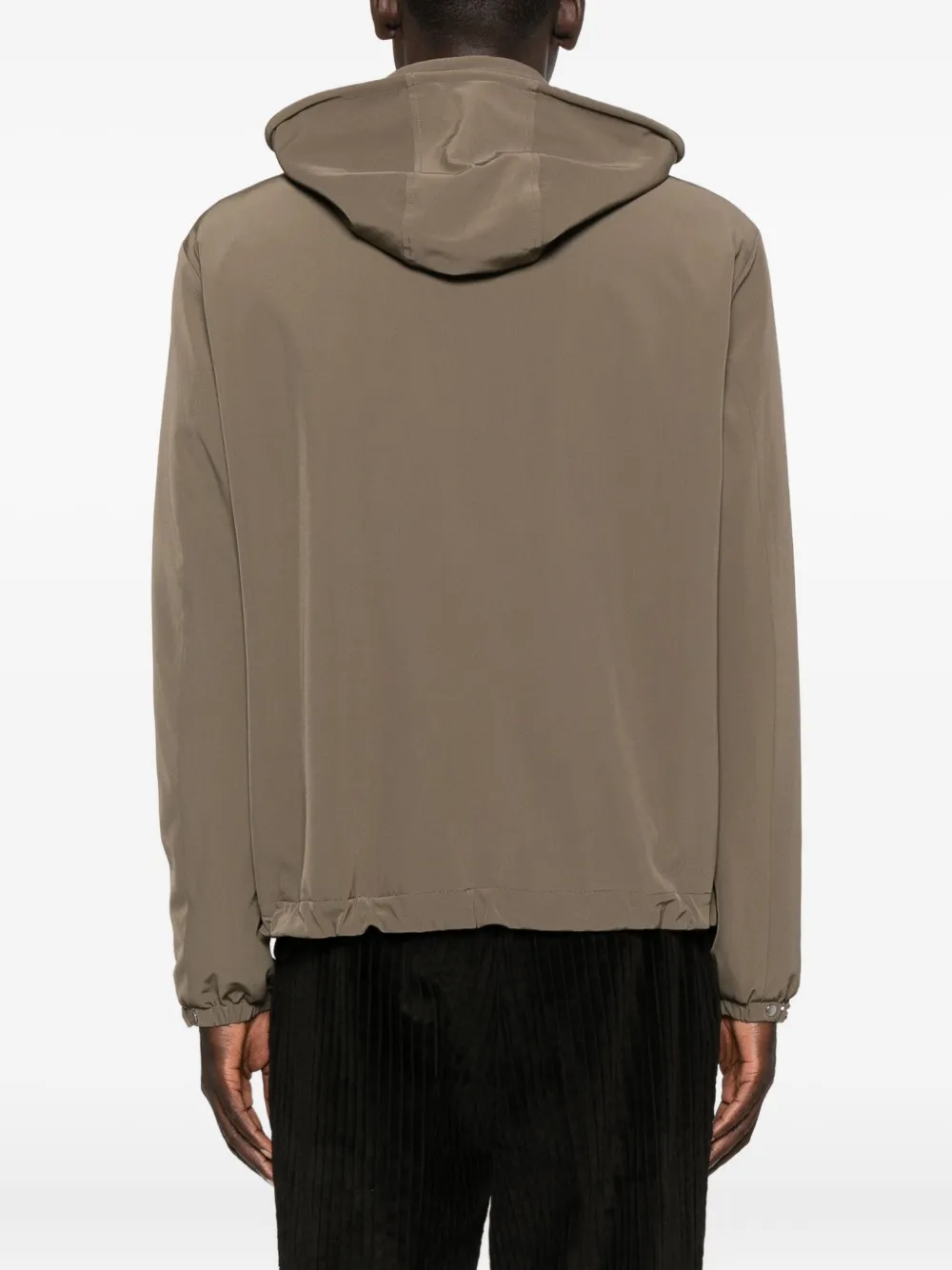 SANDRO Jack met capuchon en rits Bruin