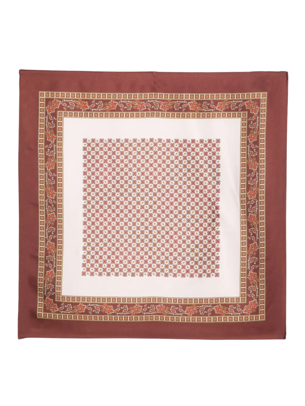 SANDRO paisley-pattern border scarf | Red | Image 1