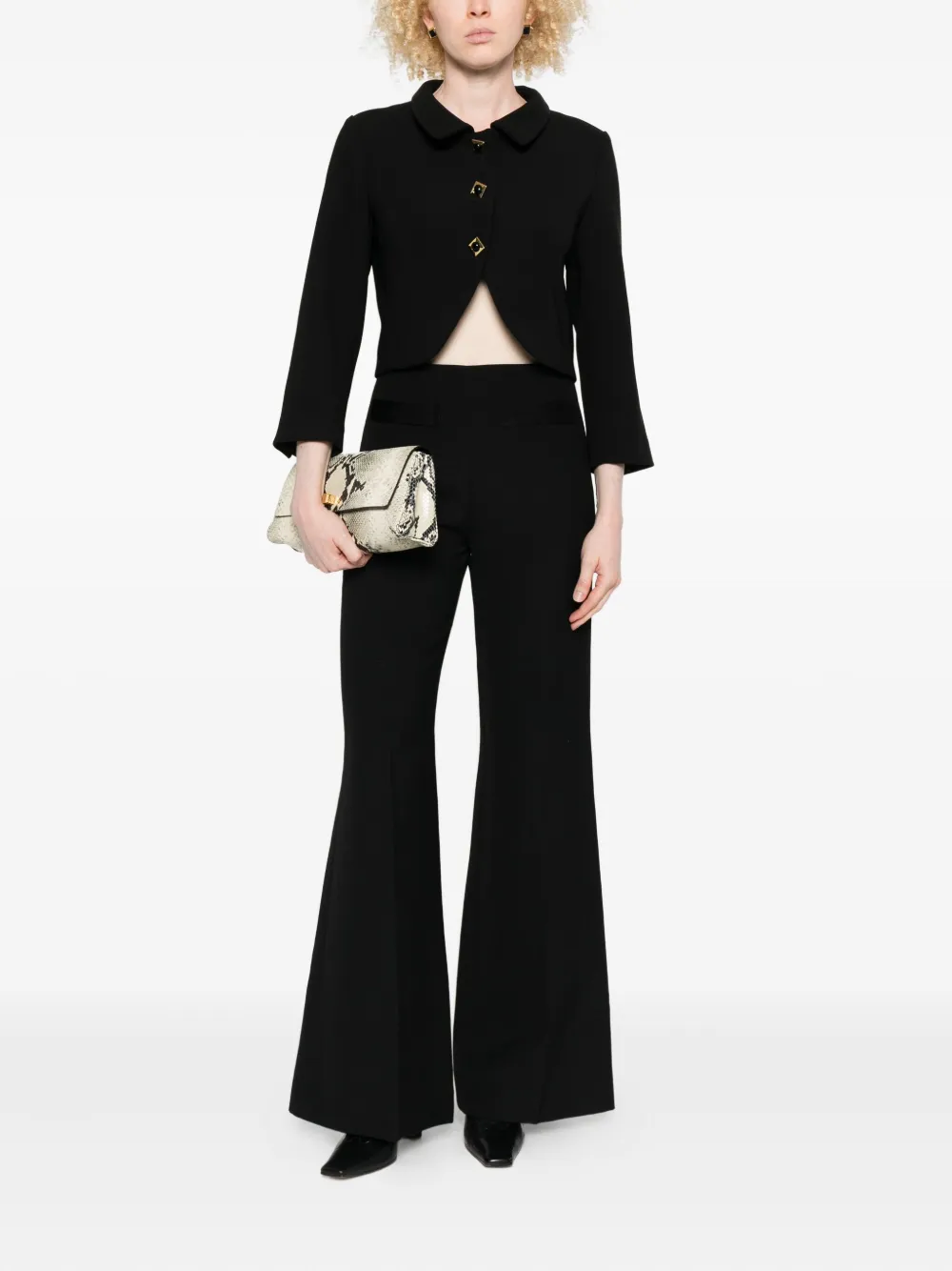 SANDRO square-buttons cropped jacket | Cropped Jackets | Image 2