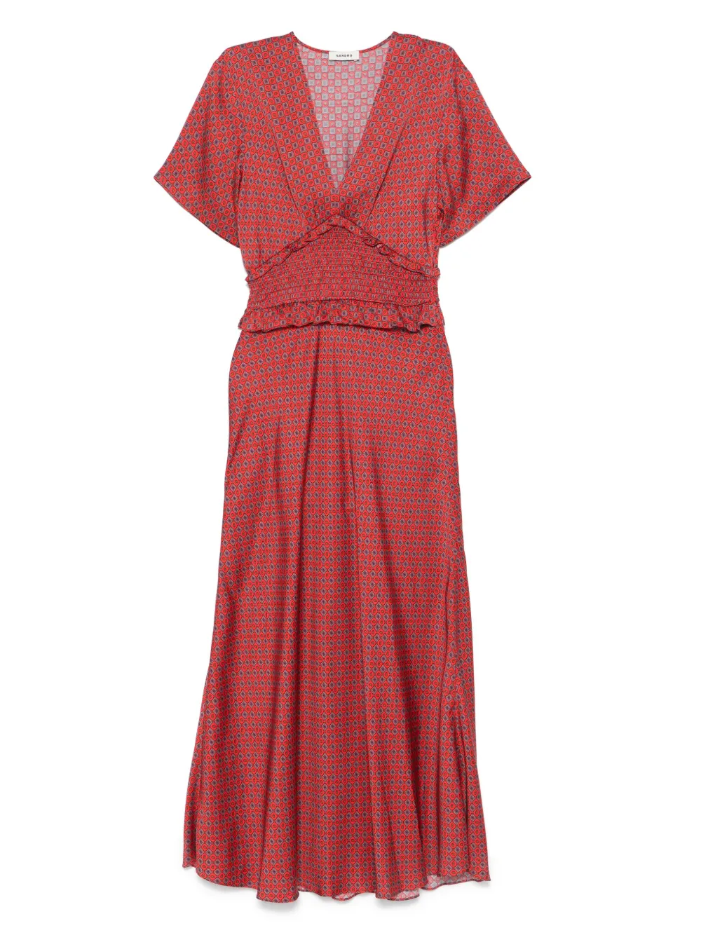 SANDRO vestido estampado | rojo | Image 1