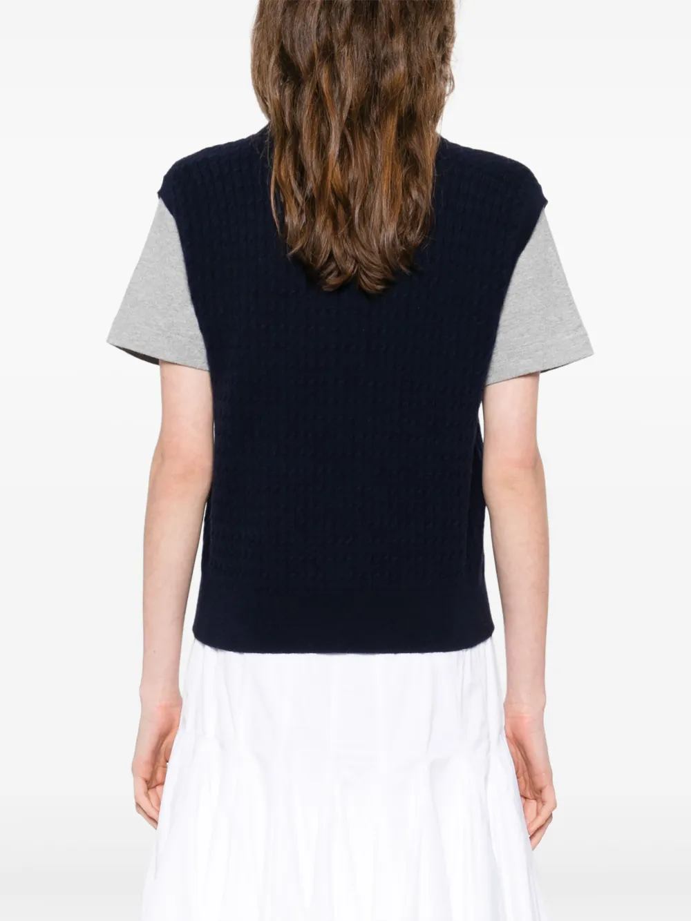 SANDRO Gelaagd T-shirt Blauw