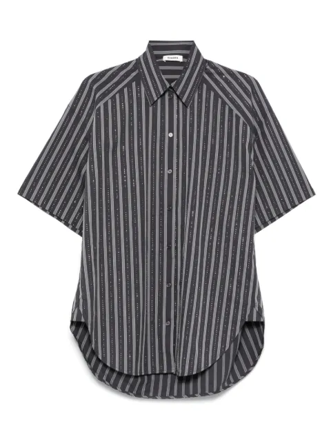 SANDRO crystal-embellished shirt
