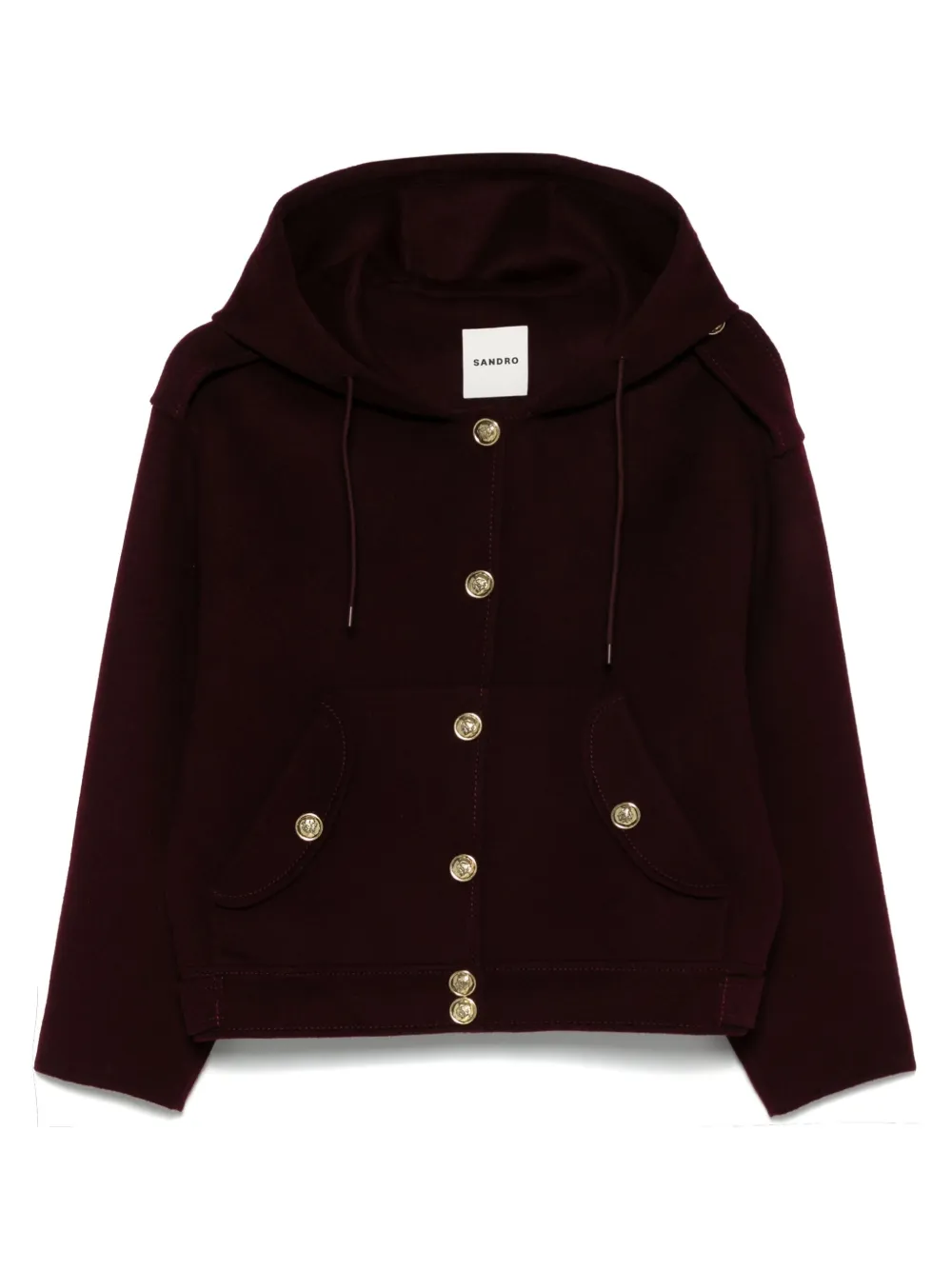 SANDRO wool jacket | Red | Image 1