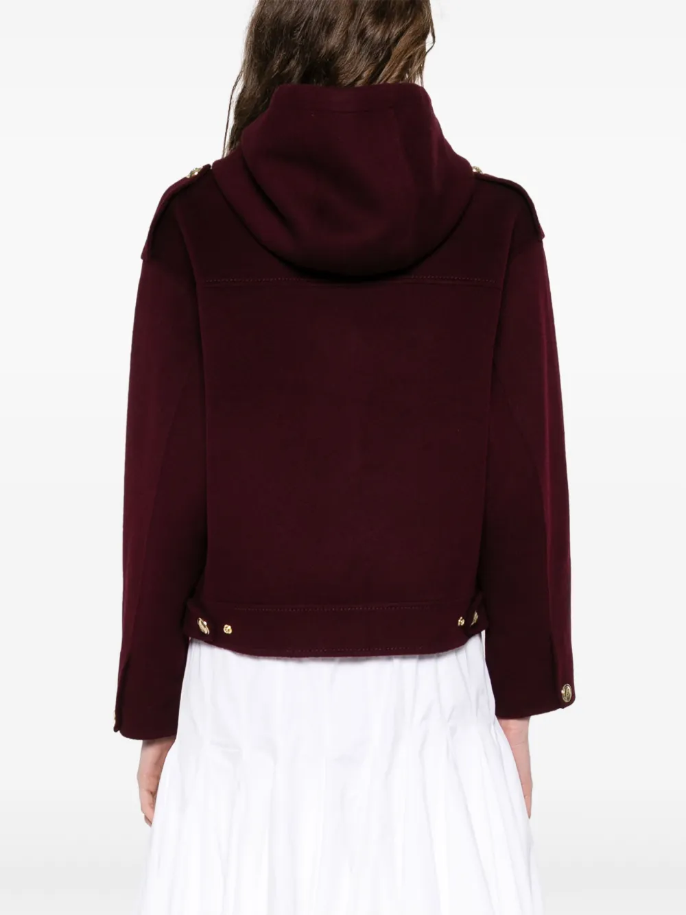 SANDRO Wollen jack Rood