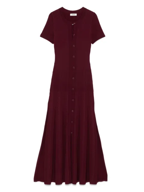 SANDRO Vestido midi de tricô